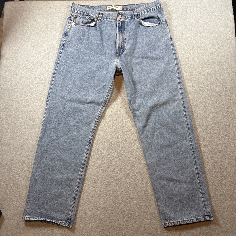 VTG levis 505 Light Wash Men's 40x32 Regular Fit Y2K Straight Leg